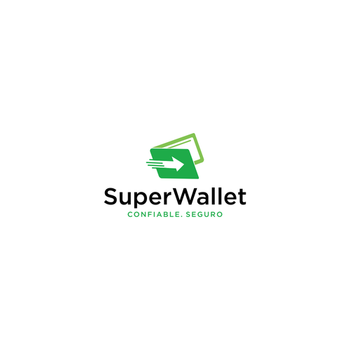 Wallet design with the title 'superwallet'