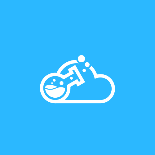 Cloud logo with the title 'Elixir logo for cloud services'