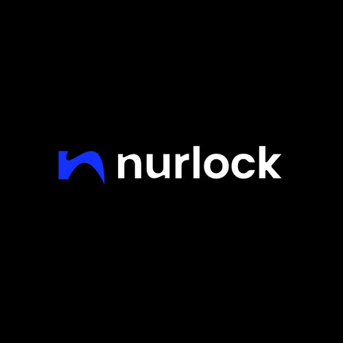 Letterform logo with the title 'nurlock'