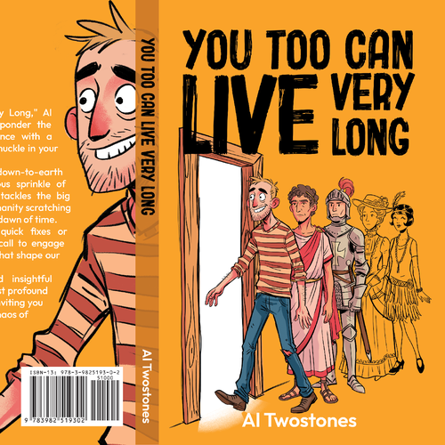Book cover with the title 'You too can live very long'