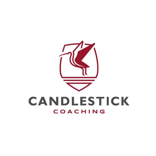 Coaching logo with the title 'Candlestick Coaching Logo Design'