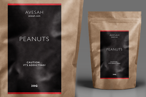 Contemporary label with the title 'Avesah Label'