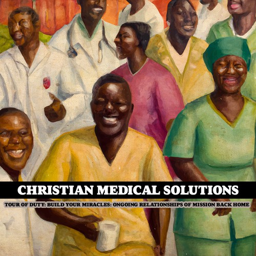 Medical artwork with the title 'Christian Medical Solutions'