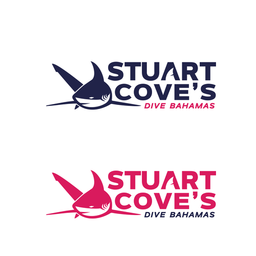 Fin design with the title 'Stuart cove's '