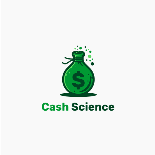 Bag logo with the title 'Cash Science'