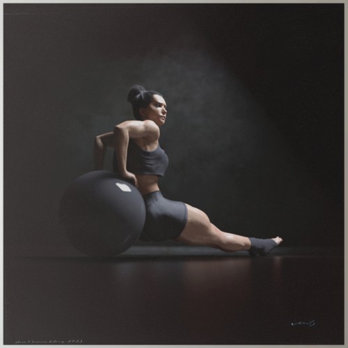 Anatomy design with the title 'Exercise Library Project'