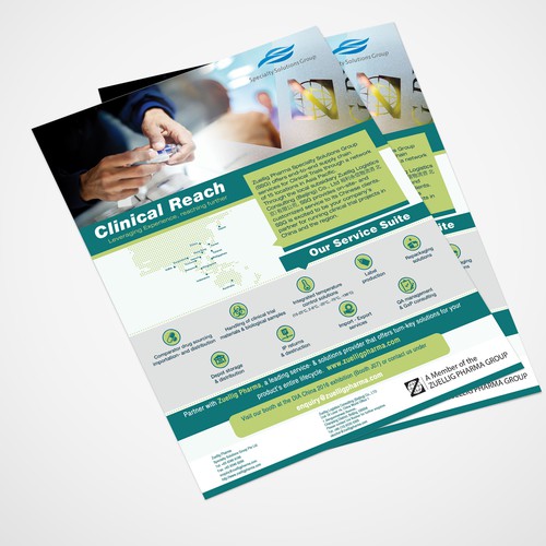 Clinic design with the title 'Bring Existing Flyer to Life!'