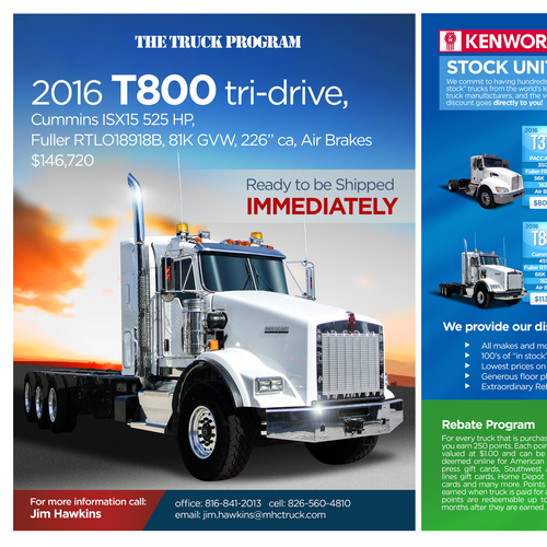 Sale design with the title 'T800 KW flyer'