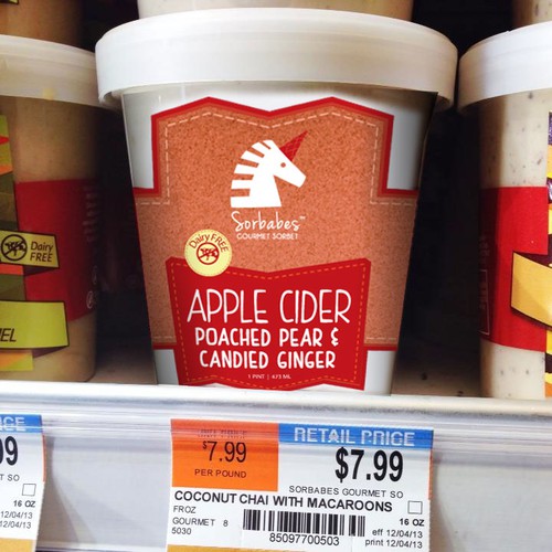 Creative label with the title 'Apple Cider label design'