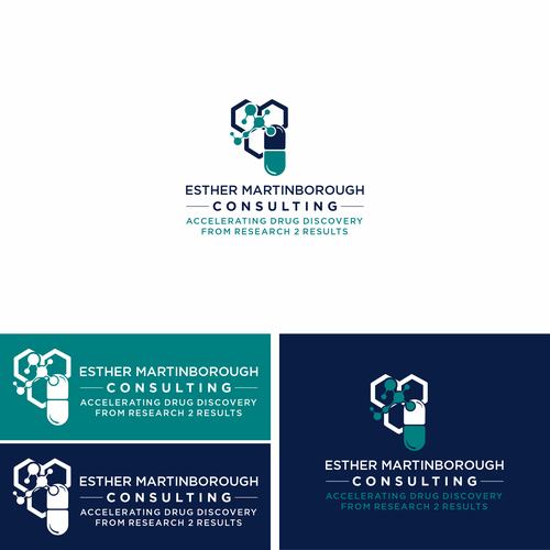 Drug design with the title 'Logo design for Esther Martinborough Consulting'
