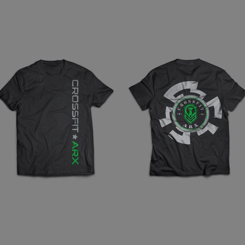 CrossFit t-shirt with the title 'CrossFit Arx Forging elite fitness'