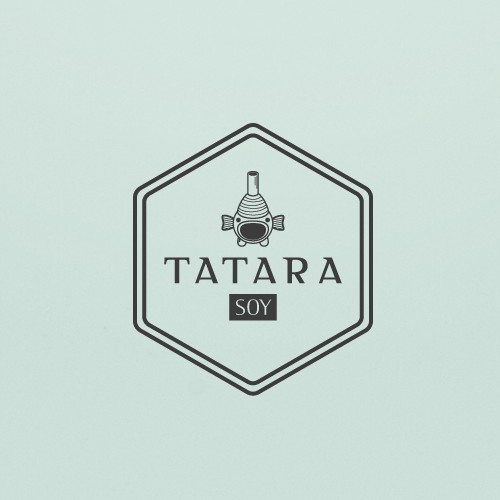 Asian logo with the title 'Tatara logo concept'