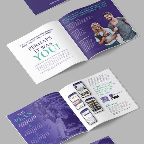 Faith design with the title 'Newman Ministry brochure '