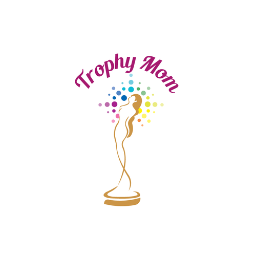 Mom design with the title 'Trophy Mom'