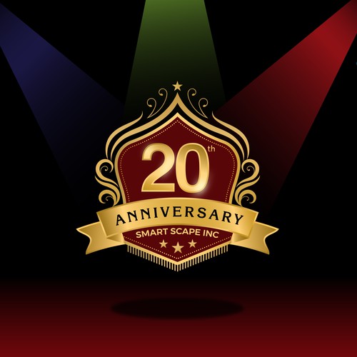 1st anniversary logo design
