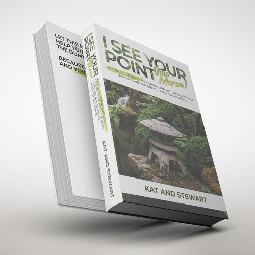 Bright book cover with the title 'Cover Design for Kat & Steward's Book'