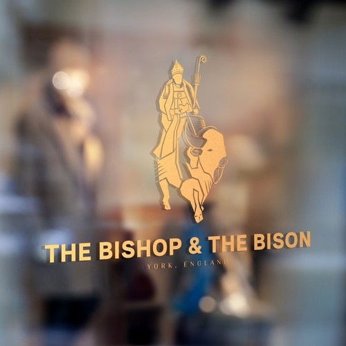 Bishop logo with the title 'The Bishop & The Bison Logo'