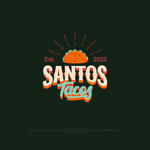 Mexican restaurant design with the title 'MEXICAN RESTAURANT'