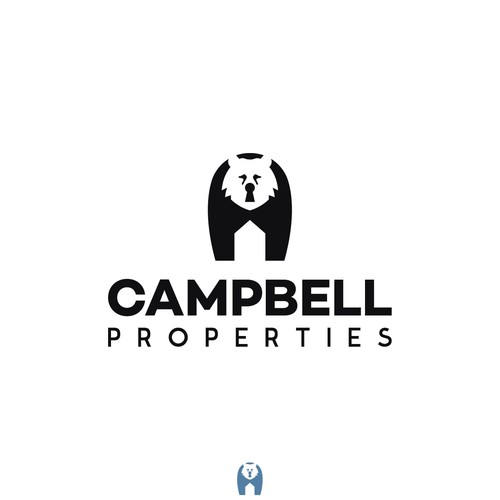 Positive logo with the title 'Campbell Properties'