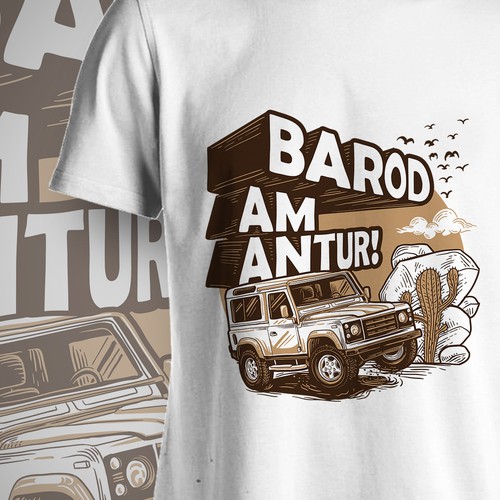 Rally design with the title 'Tshirt Design'