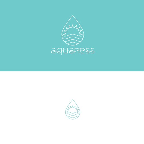 Aqua logo with the title 'Aqua Logo (for sale)'