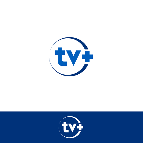 Plus logo with the title 'TV plus logo'