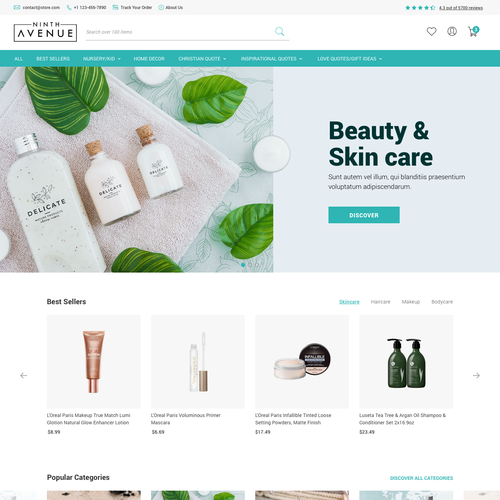 Miracle  eCommerce Website Design Gallery & Tech Inspiration