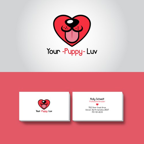 Pet shop design with the title 'Your Puppy Luv'