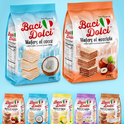  Baci Dolci wafer packaging line