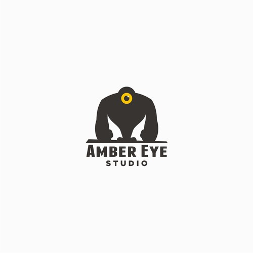 Giant design with the title 'Amber Eye Studio'