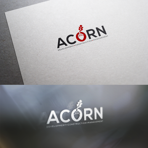 Acorn logo with the title 'Acorn logo'