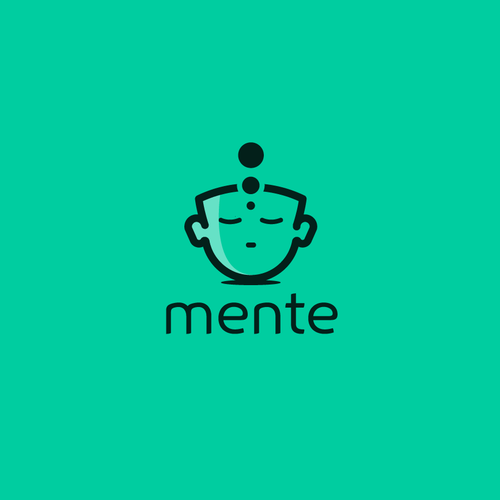 Thinking design with the title 'Mente logo'