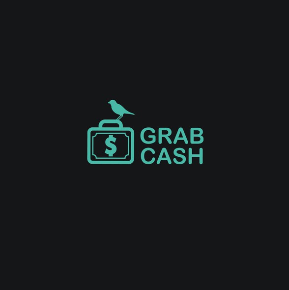 Money design with the title 'GRAB CASH Logo '