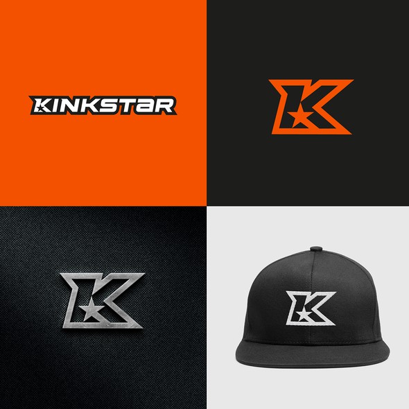 Car emblem with wings logo with the title 'Kinkstar'