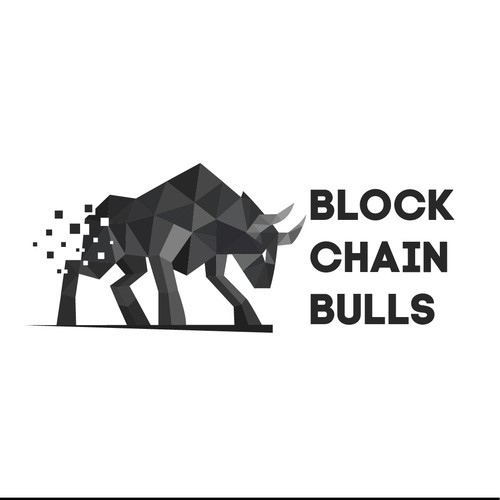 Bull brand with the title 'Crypto Logo Design'