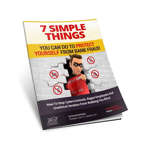 Protection design with the title 'Brochure cover'