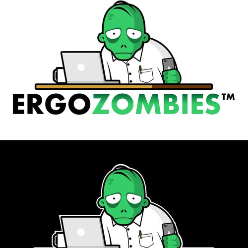 Zombie artwork with the title 'Logo for consulting agency'
