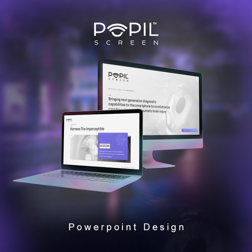 Presentation design with the title 'Professional Powerpoint Presentation'