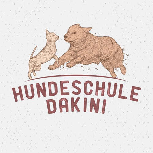 拉布拉多的标志，标题为“HUNDESCHULE DAKINI”