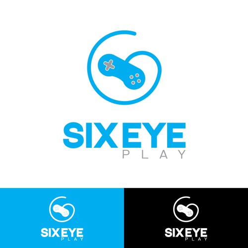 Happiness logo with the title 'SixEye Play logo'