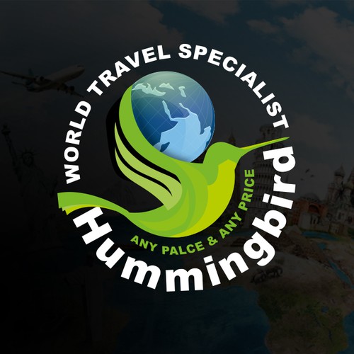 Booking logo with the title 'Modern Logo for  a professional travel advisor'