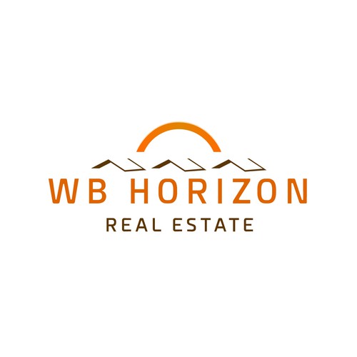 Horizon logo with the title 'logo for real estate company'