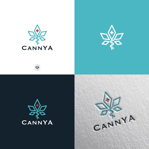 Holistic logo with the title 'Cannabis logo'