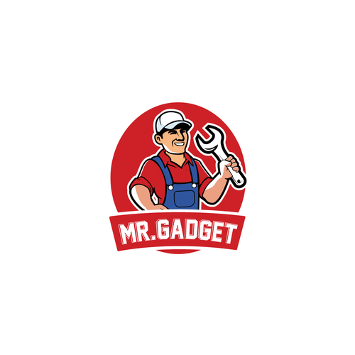 Gadget logo with the title 'Home maintenance logo'