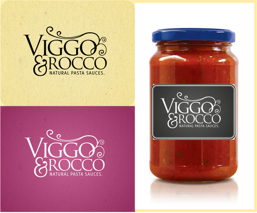 Mature logo with the title 'bold, classic and high-quality logo design for pasta sauce'