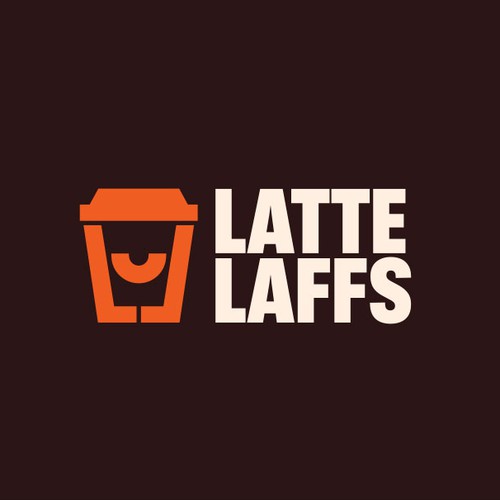 Design with the title 'Latte Laffs'