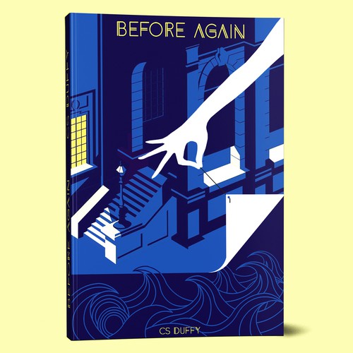 Urban book cover with the title 'Urban book cover design about time travelling'