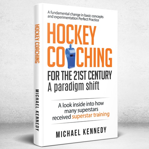 Sports book cover with the title 'HOCKEY COACHING'
