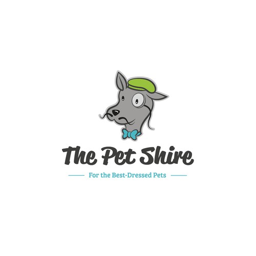 Pet care logo with the title 'Lofo for a Pet Accessory Store'