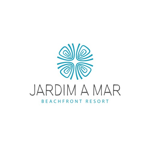 Record design with the title 'Winning Logo Jardim A Mar'